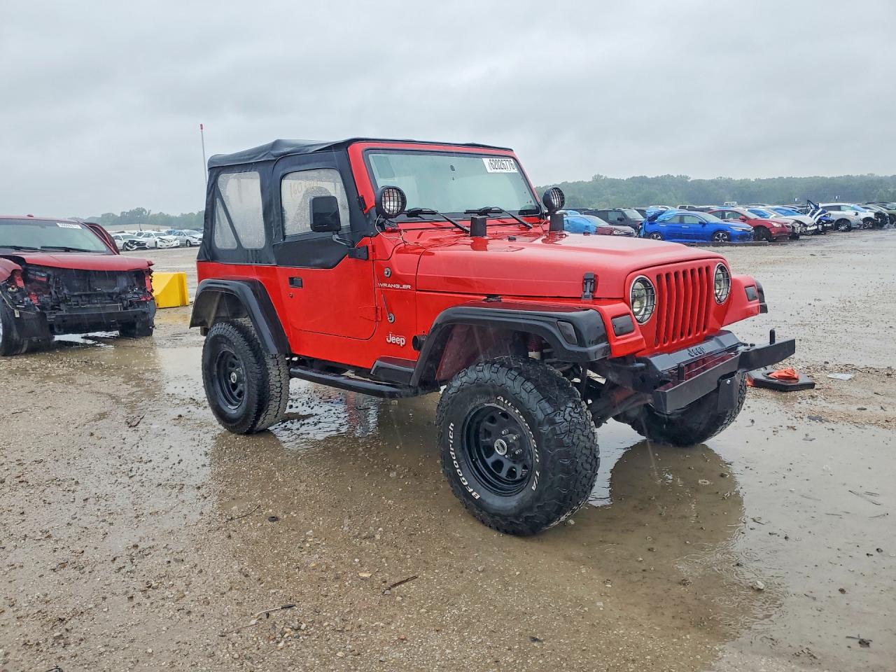 1997 Jeep Wrangler / Tj Se Red vin: 1J4FY29P7VP401830