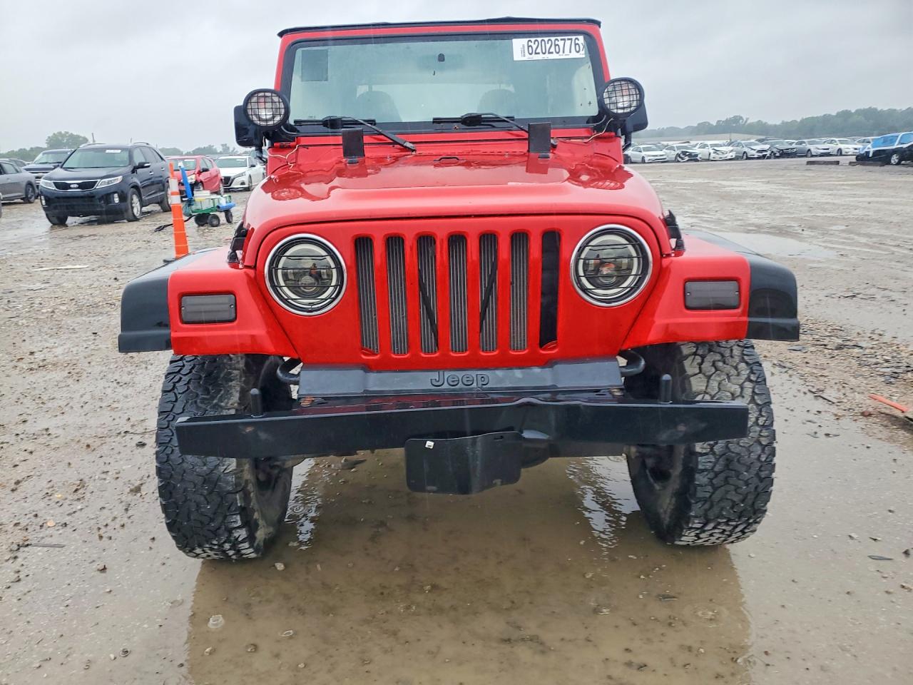 1997 Jeep Wrangler / Tj Se Red vin: 1J4FY29P7VP401830