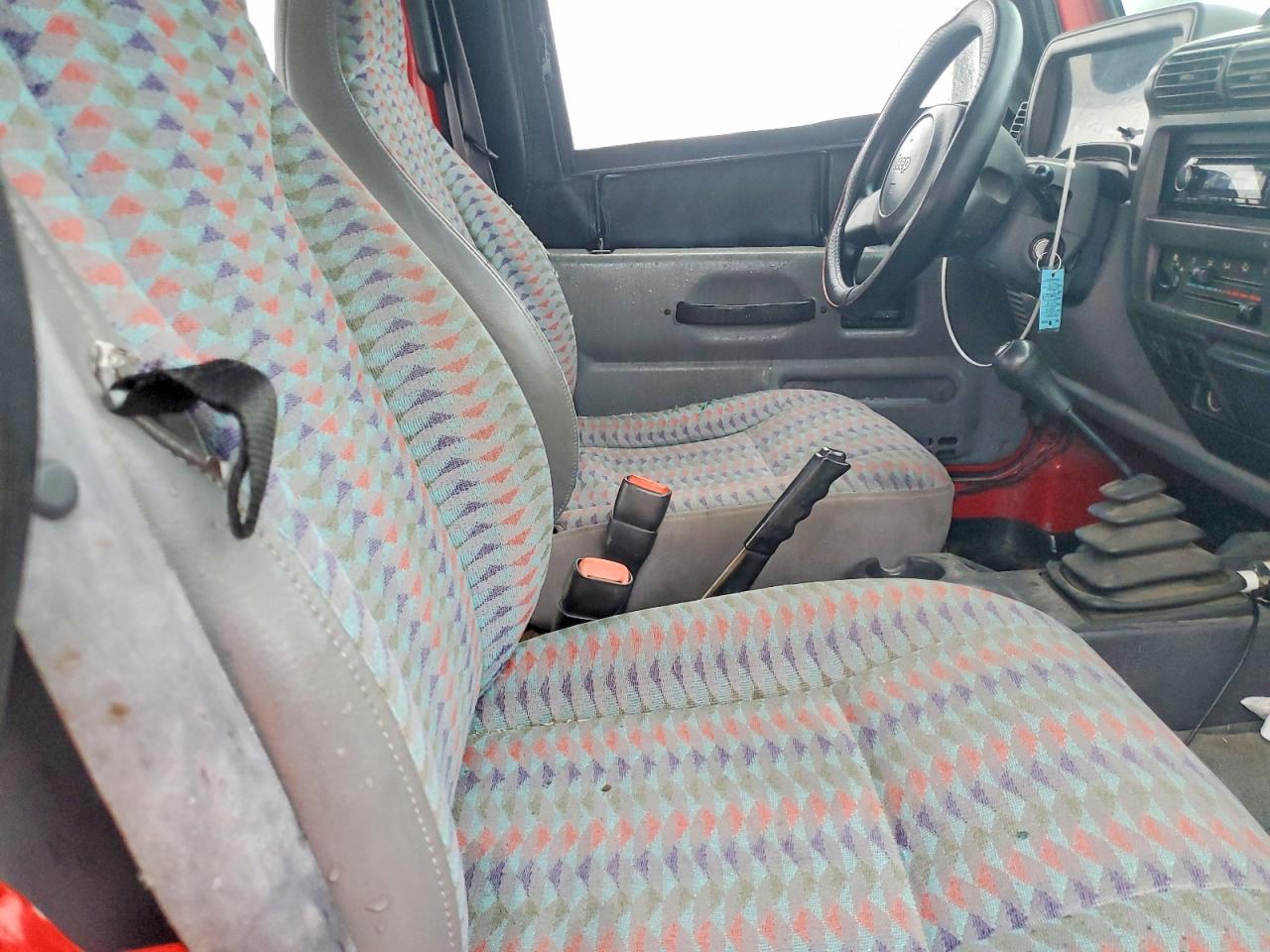 1997 Jeep Wrangler / Tj Se Red vin: 1J4FY29P7VP401830