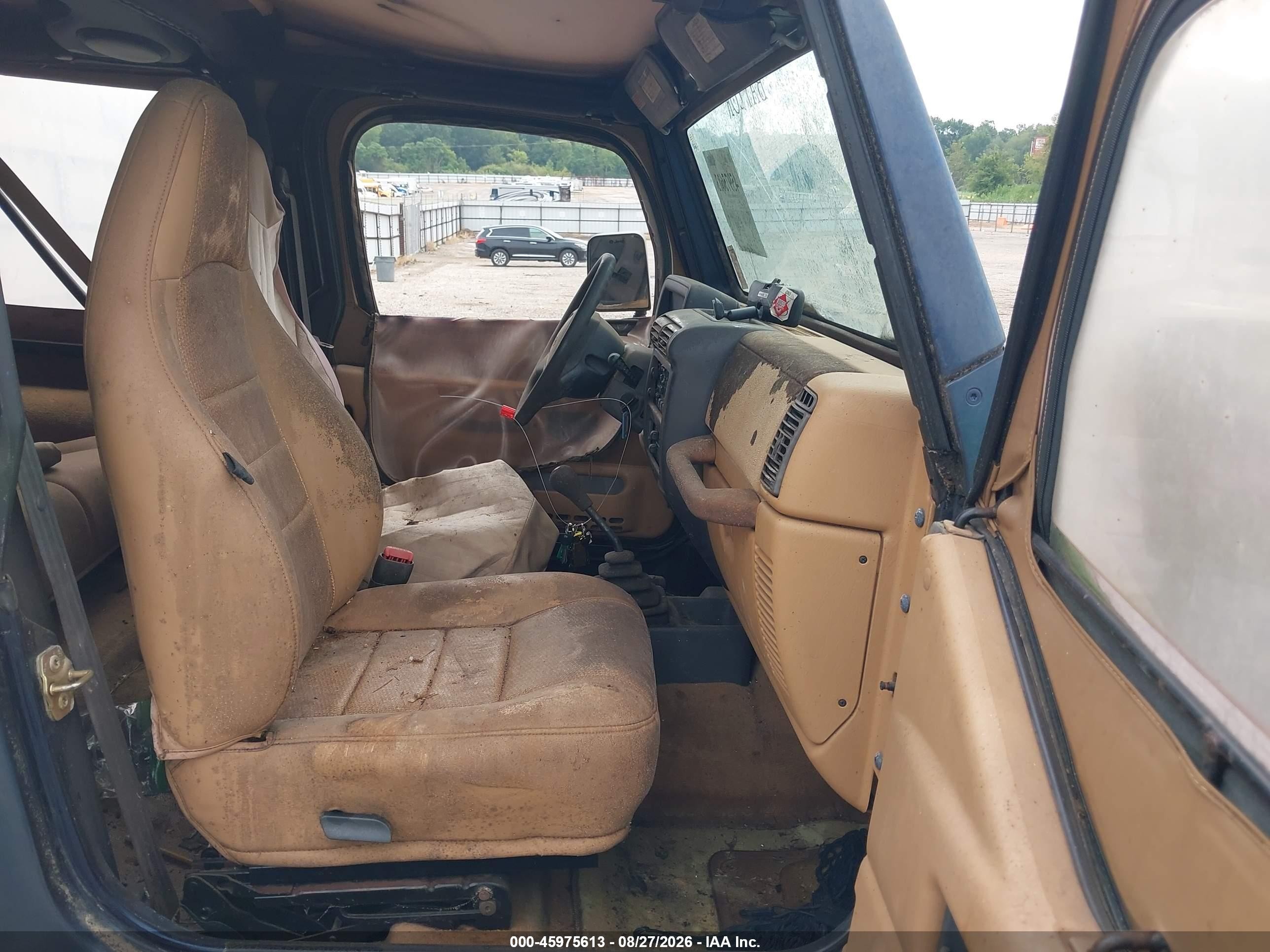 1997 Jeep Wrangler Se Blue vin: 1J4FY29P7VP469593