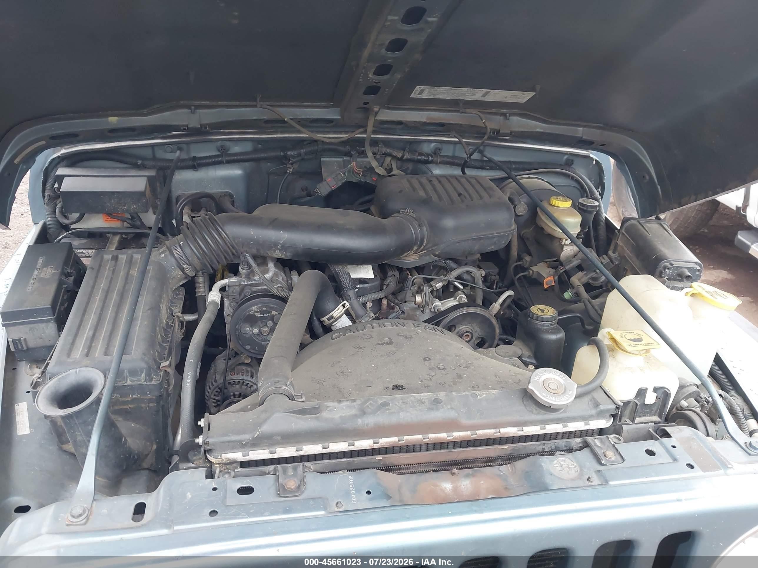 1998 Jeep Wrangler Se Blue vin: 1J4FY29P7WP719576