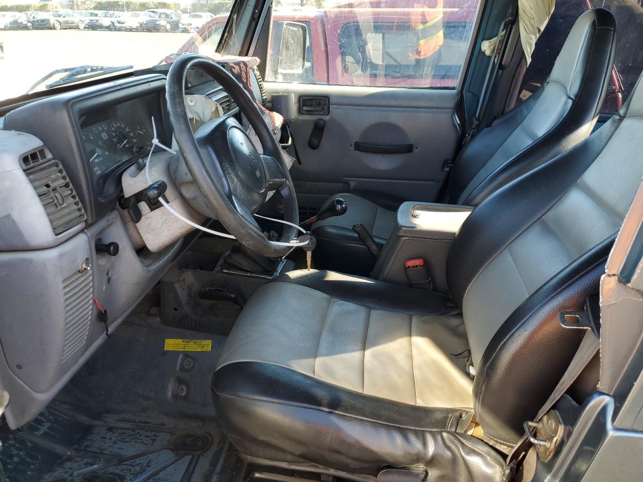 1998 Jeep Wrangler / Tj Se Green vin: 1J4FY29P7WP720887