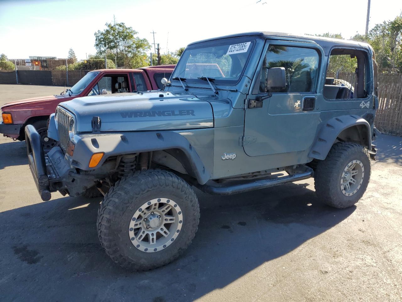 1998 Jeep Wrangler / Tj Se Green vin: 1J4FY29P7WP720887