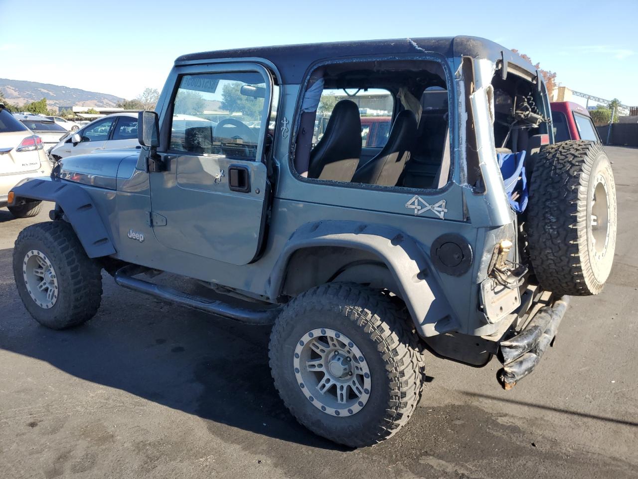1998 Jeep Wrangler / Tj Se Green vin: 1J4FY29P7WP720887