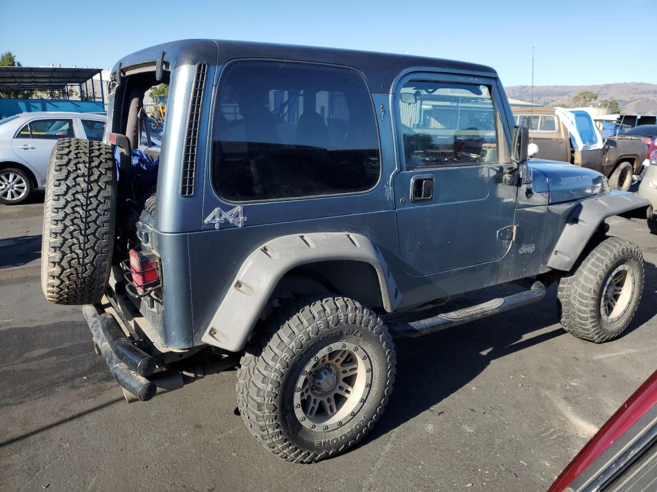 1998 Jeep Wrangler / Tj Se Green vin: 1J4FY29P7WP720887