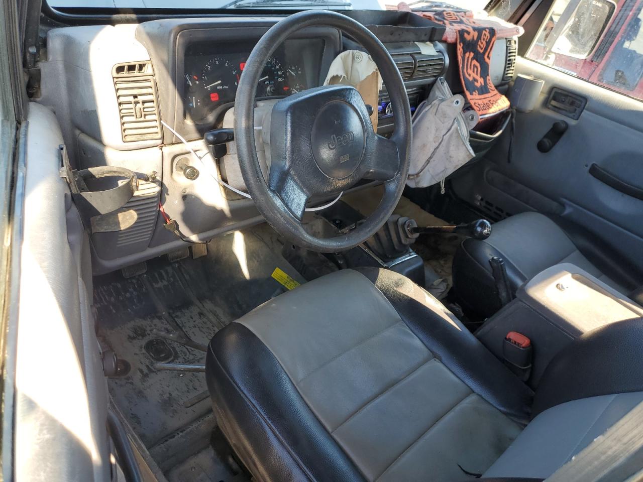 1998 Jeep Wrangler / Tj Se Green vin: 1J4FY29P7WP720887
