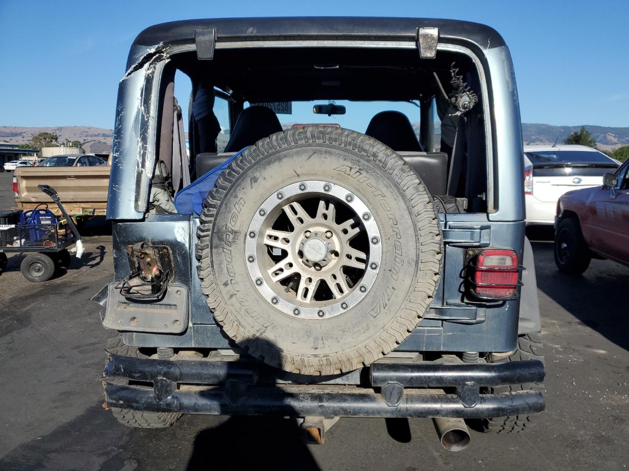 1998 Jeep Wrangler / Tj Se Green vin: 1J4FY29P7WP720887