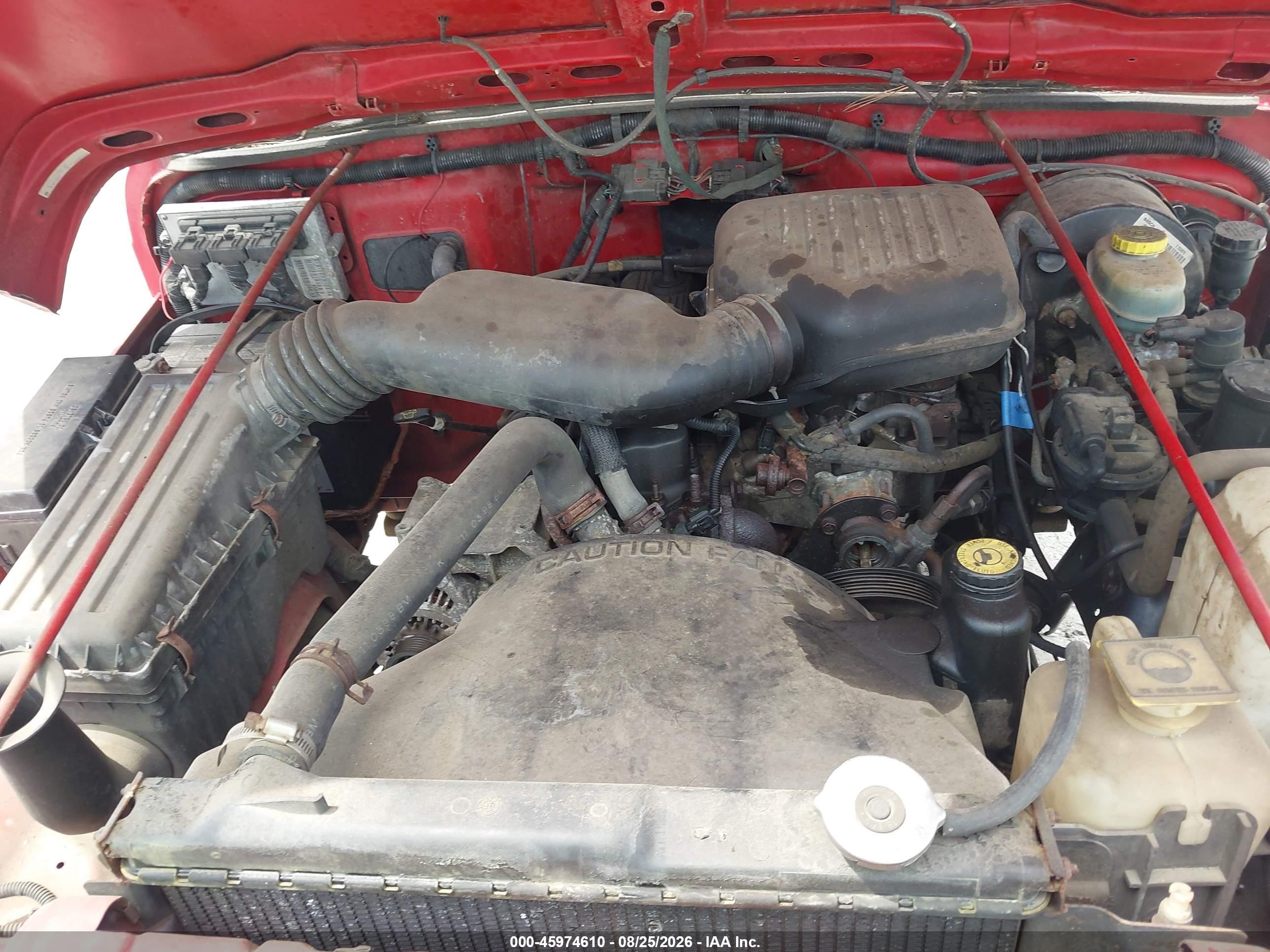 1999 Jeep Wrangler Se Красный vin: 1J4FY29P7XP437116