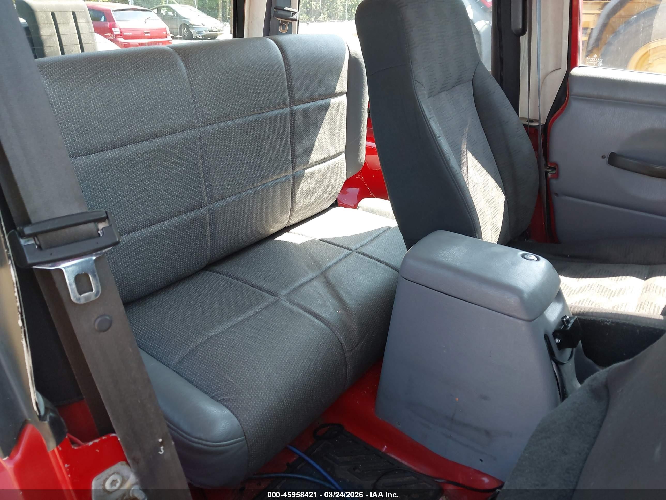 1997 Jeep Wrangler Se Красный vin: 1J4FY29P8VP520972