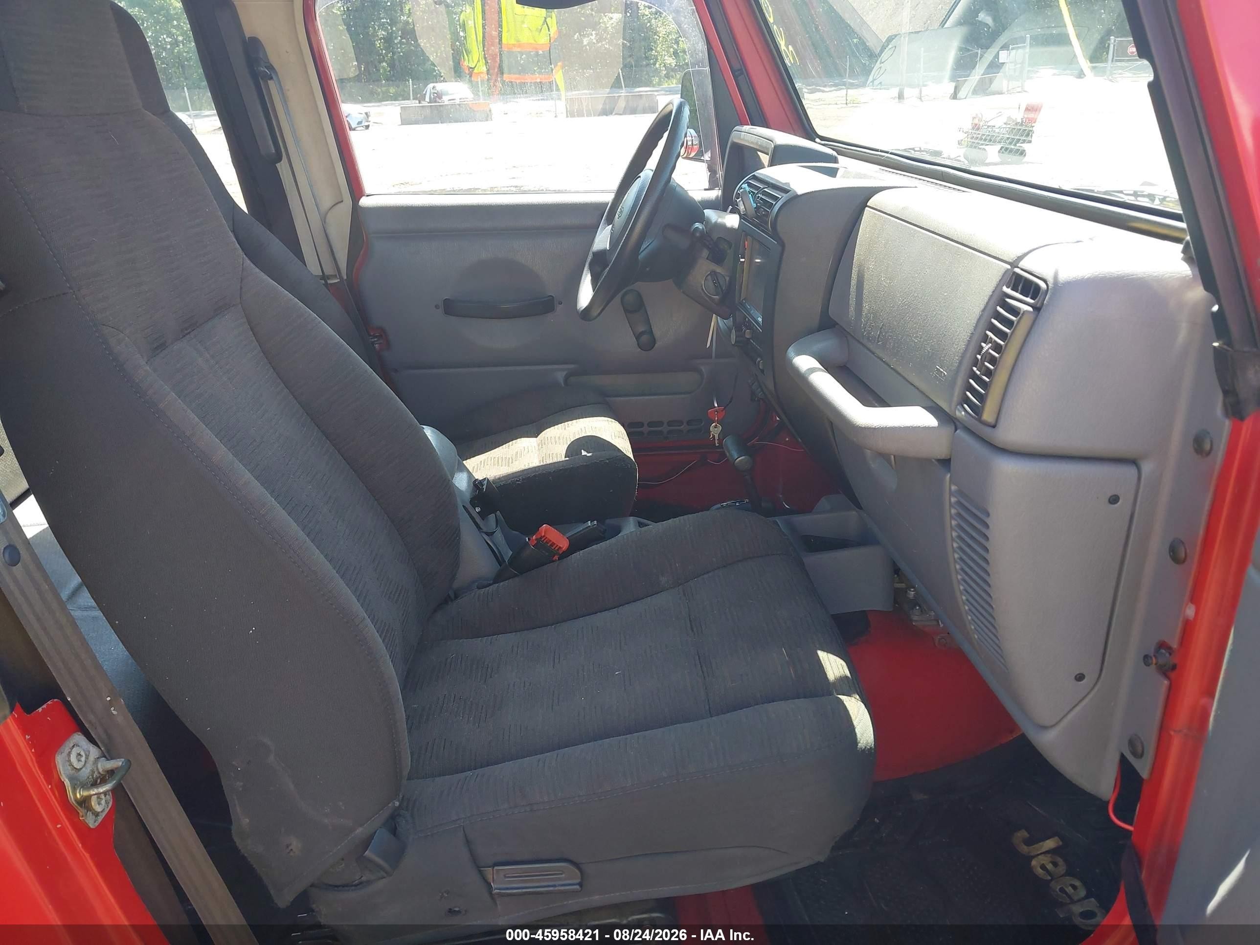 1997 Jeep Wrangler Se Красный vin: 1J4FY29P8VP520972