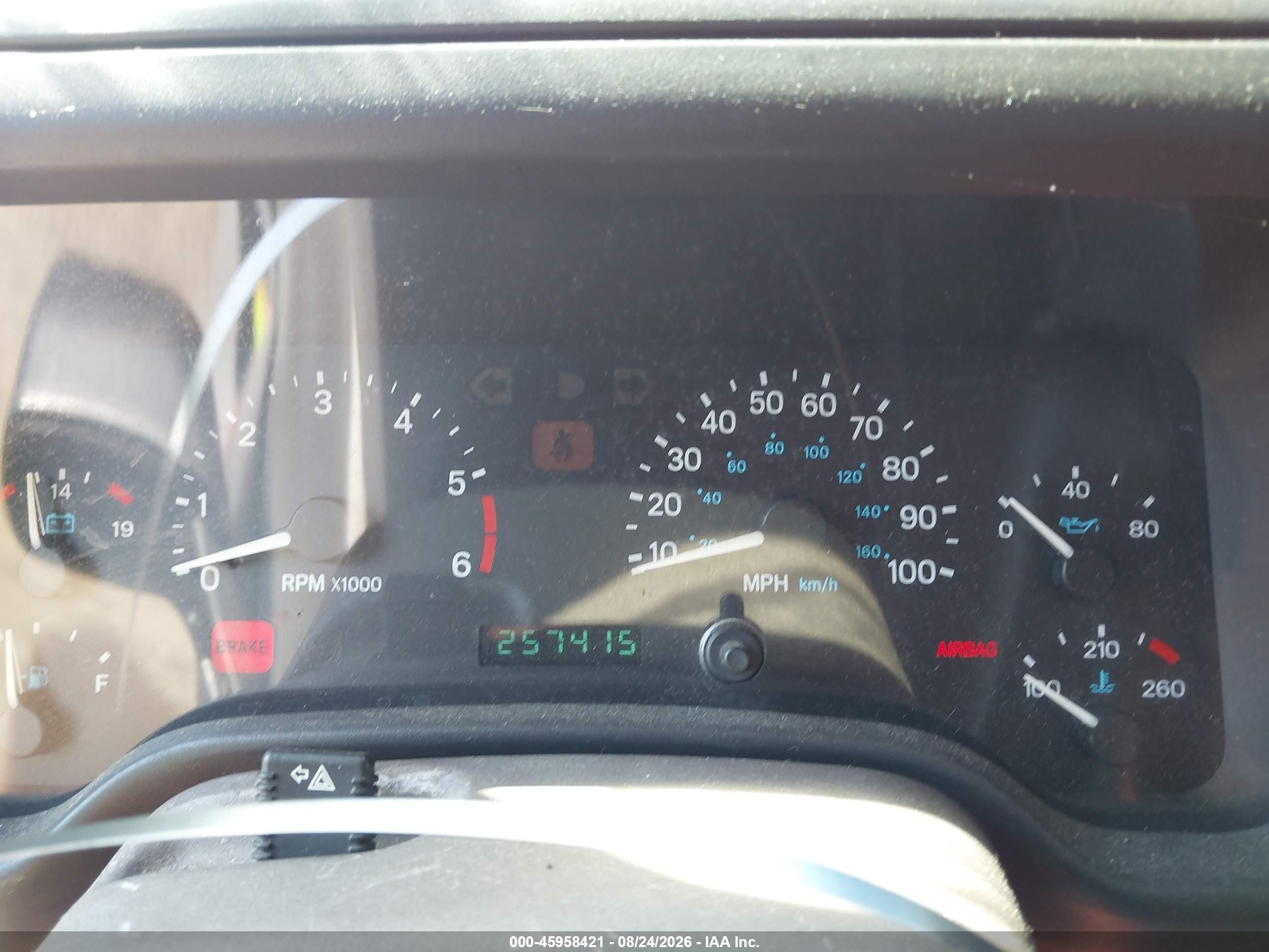 1997 Jeep Wrangler Se Красный vin: 1J4FY29P8VP520972