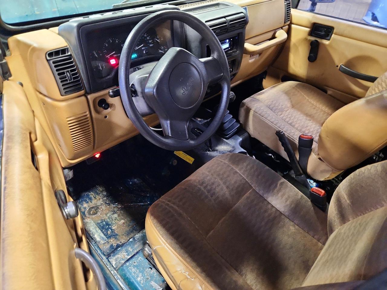 1998 Jeep Wrangler / Tj Se Black vin: 1J4FY29P8WP706593