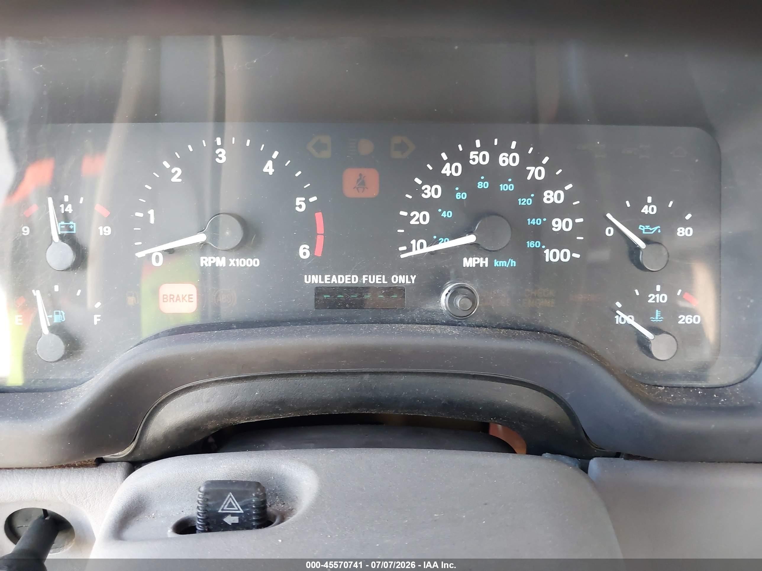 1997 Jeep Wrangler Se Red vin: 1J4FY29P9VP400825