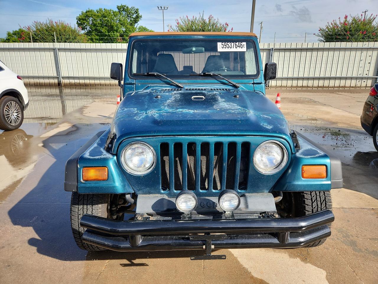 1997 Jeep Wrangler / Tj Se Teal vin: 1J4FY29PXVP416192