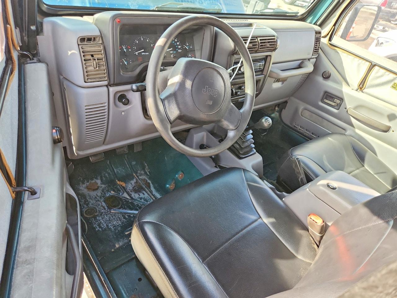 1997 Jeep Wrangler / Tj Se Teal vin: 1J4FY29PXVP416192
