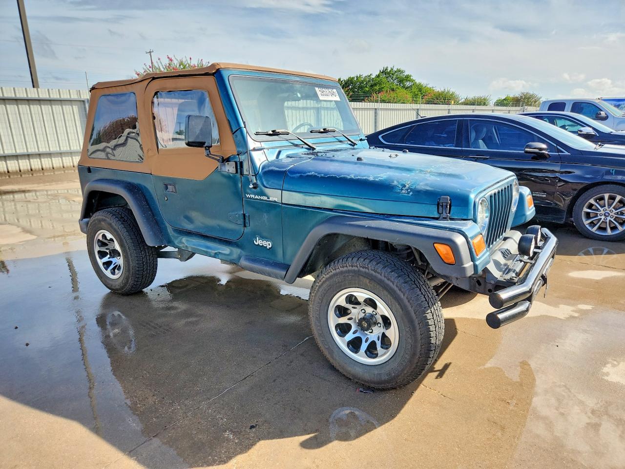 1997 Jeep Wrangler / Tj Se Teal vin: 1J4FY29PXVP416192