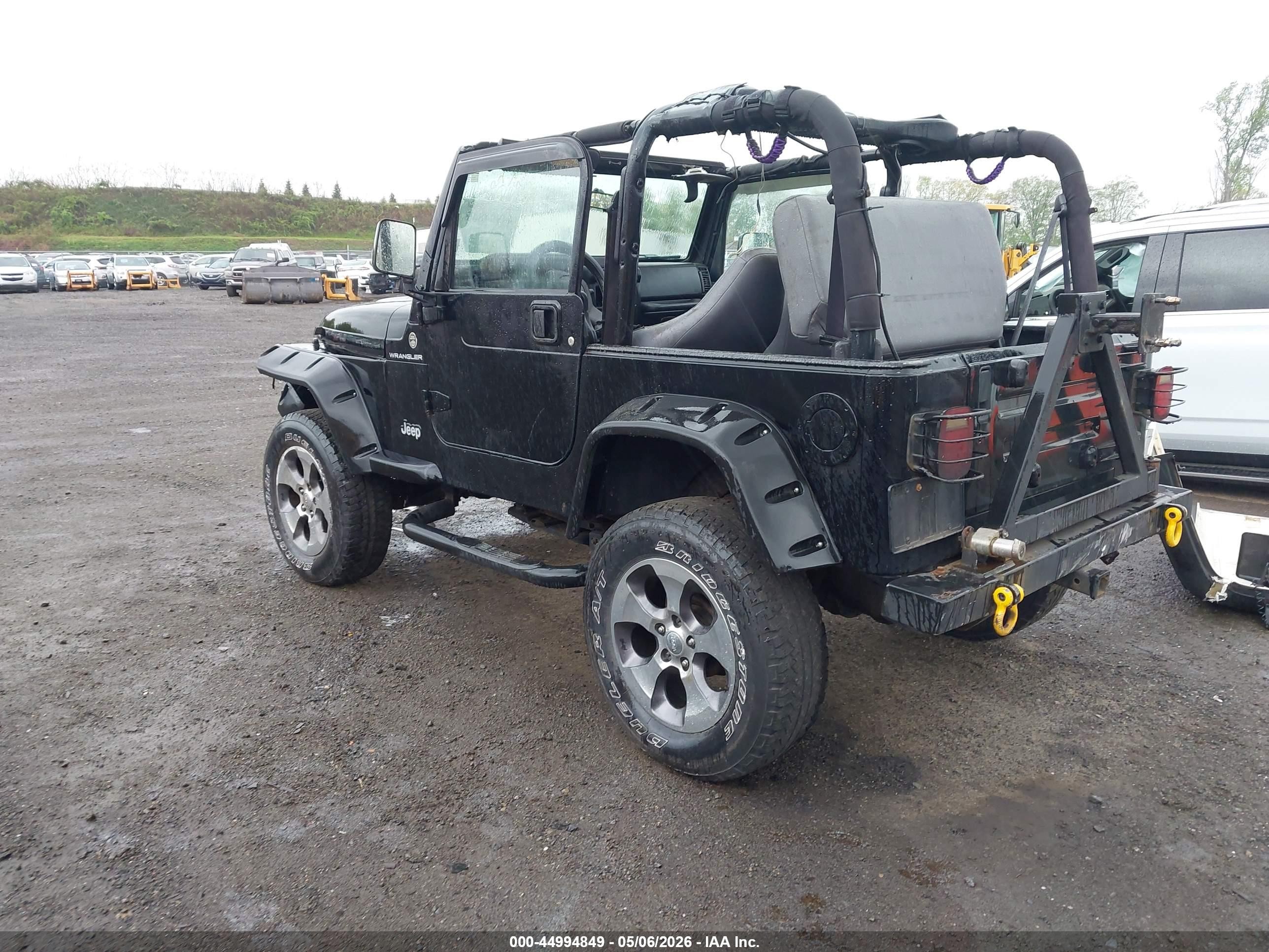 1997 Jeep Wrangler Se Black vin: 1J4FY29PXVP510458