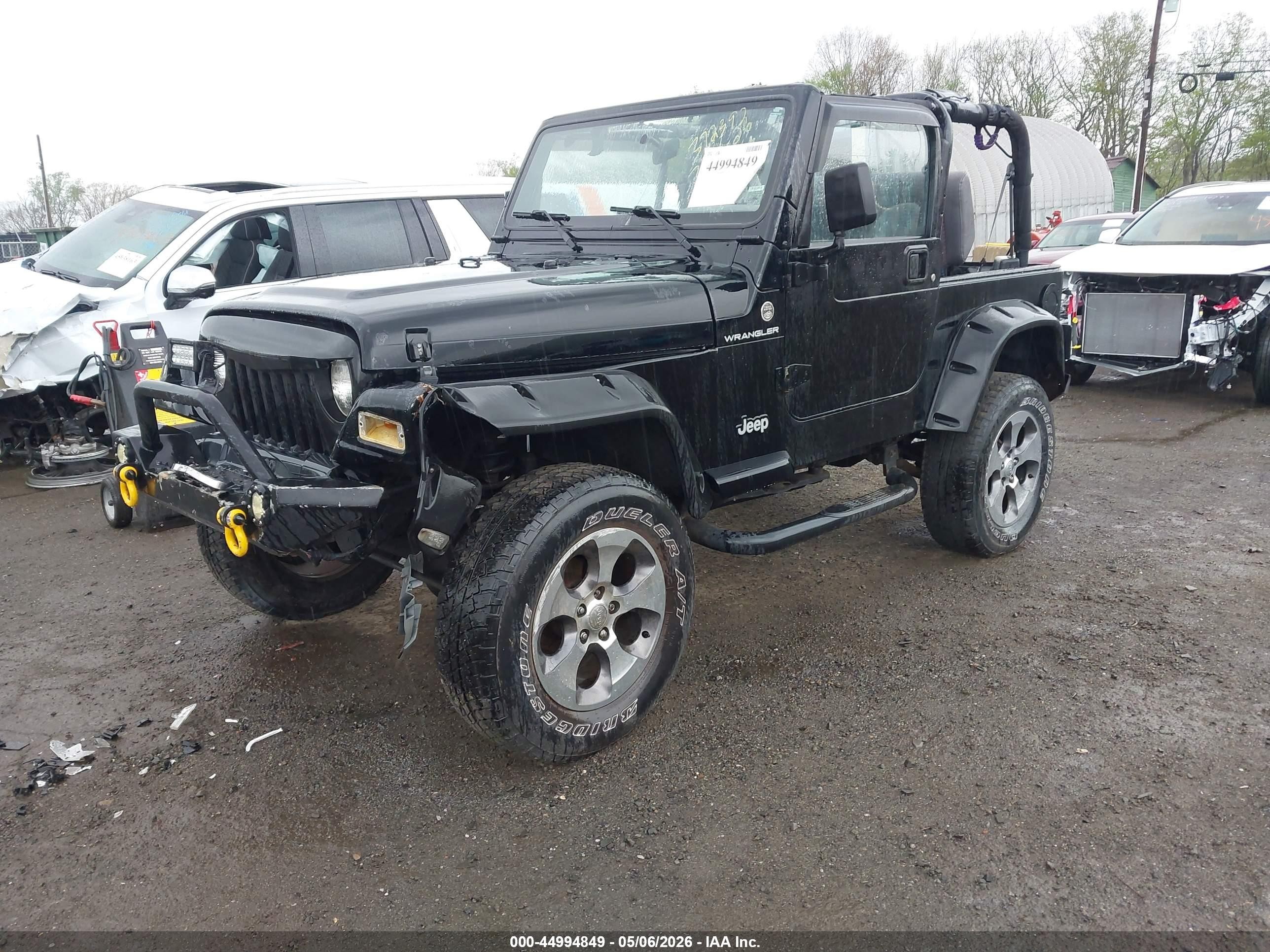1997 Jeep Wrangler Se Black vin: 1J4FY29PXVP510458