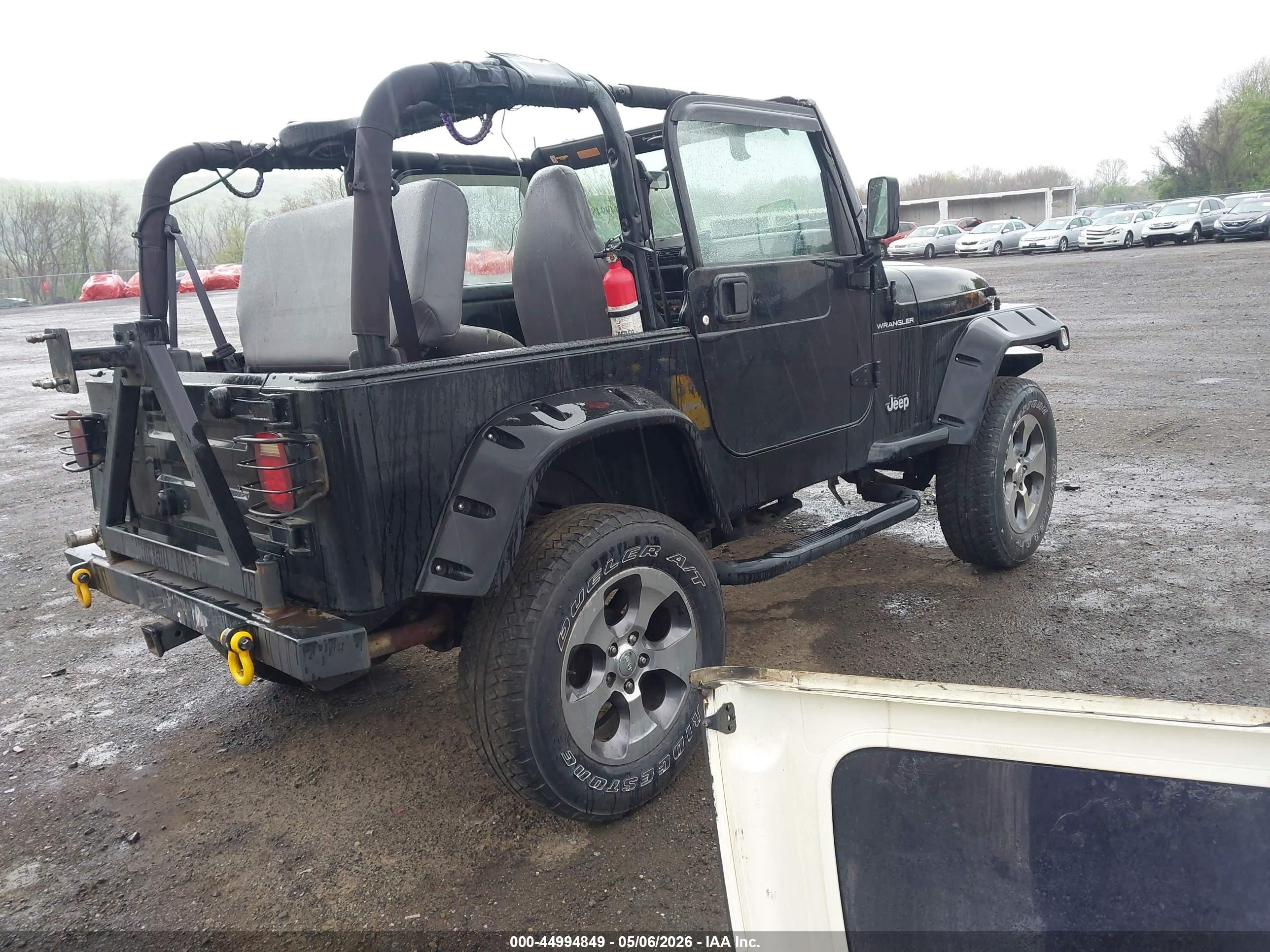 1997 Jeep Wrangler Se Black vin: 1J4FY29PXVP510458