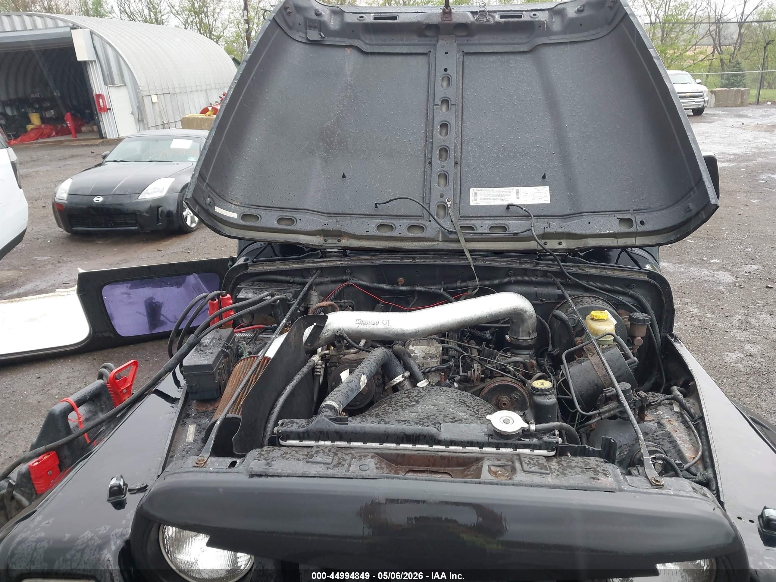 1997 Jeep Wrangler Se Black vin: 1J4FY29PXVP510458