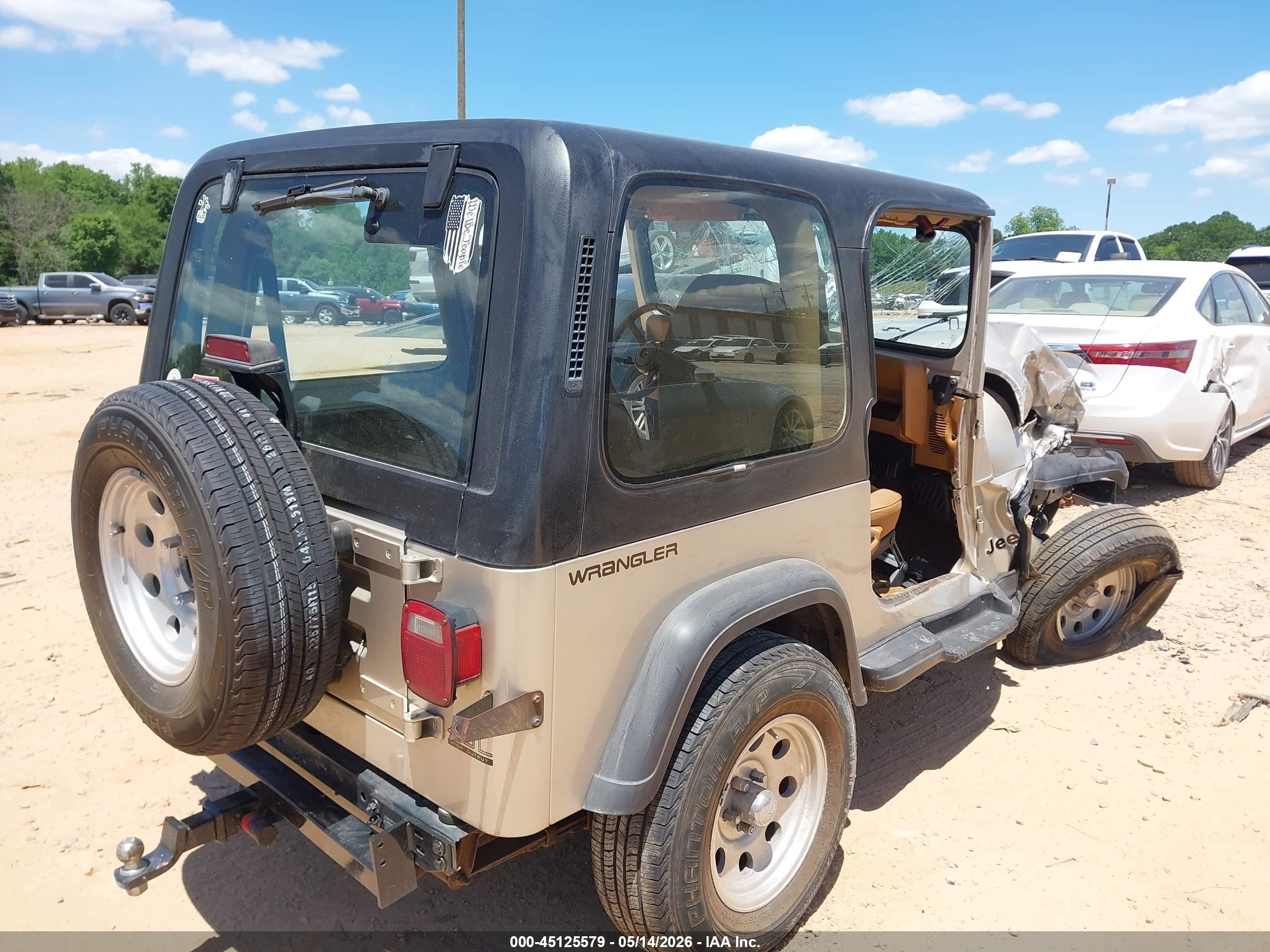 1995 Jeep Wrangler / Yj Se Tan vin: 1J4FY29S0SP266934