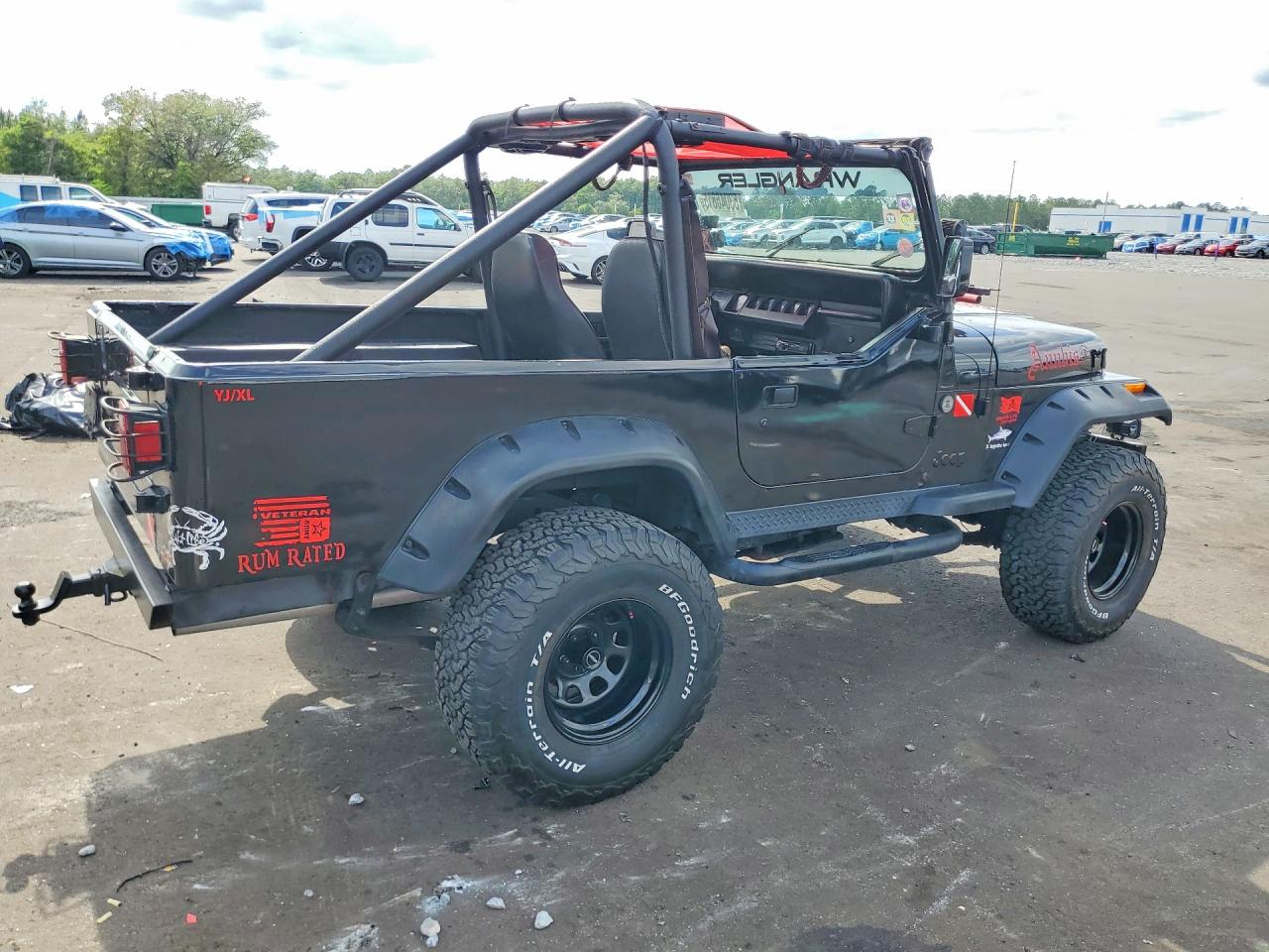1993 Jeep Wrangler / Yj Black vin: 1J4FY29S2PP249379