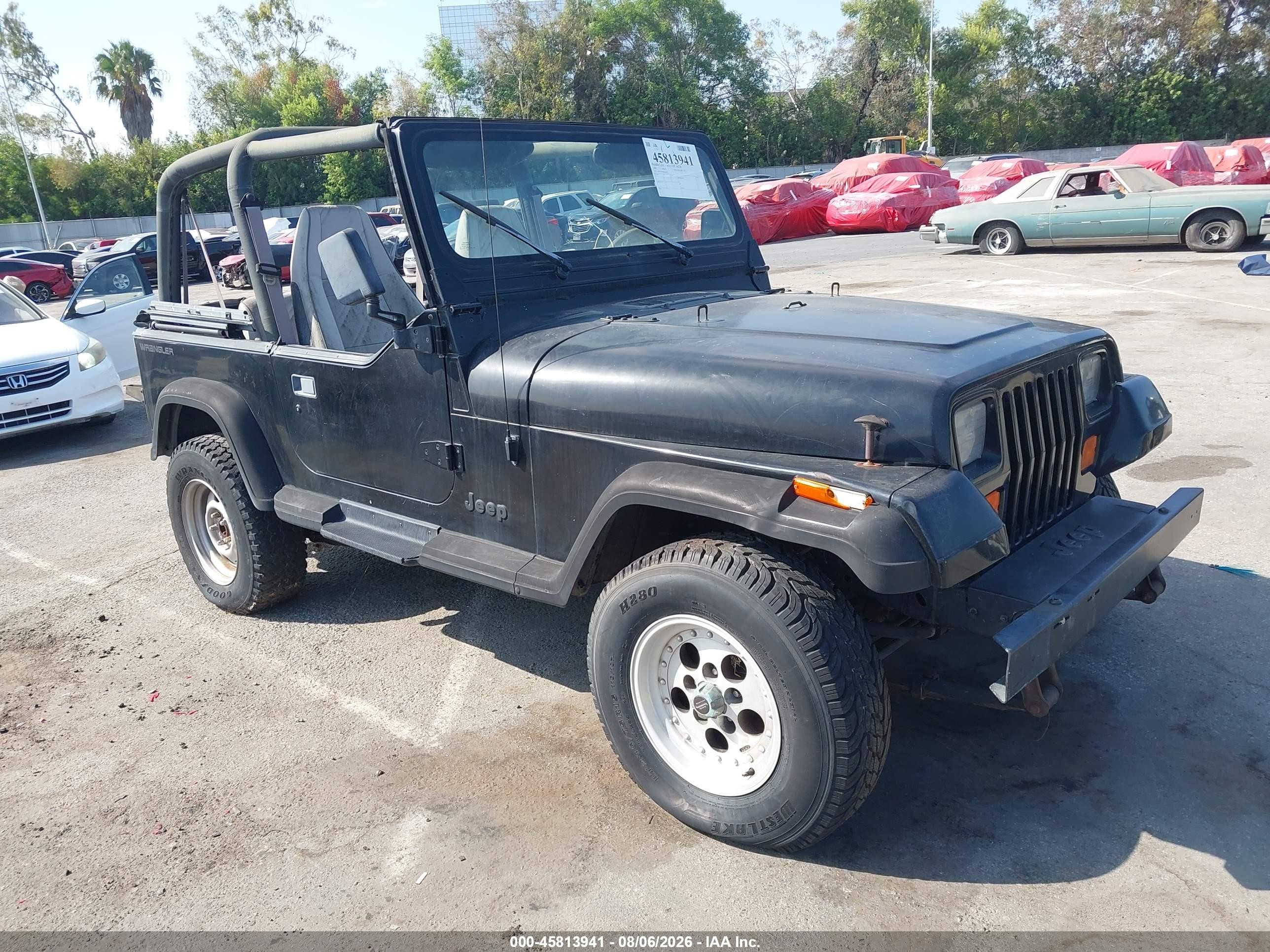 1994 Jeep Wrangler / Yj Se Black vin: 1J4FY29S2RP425673