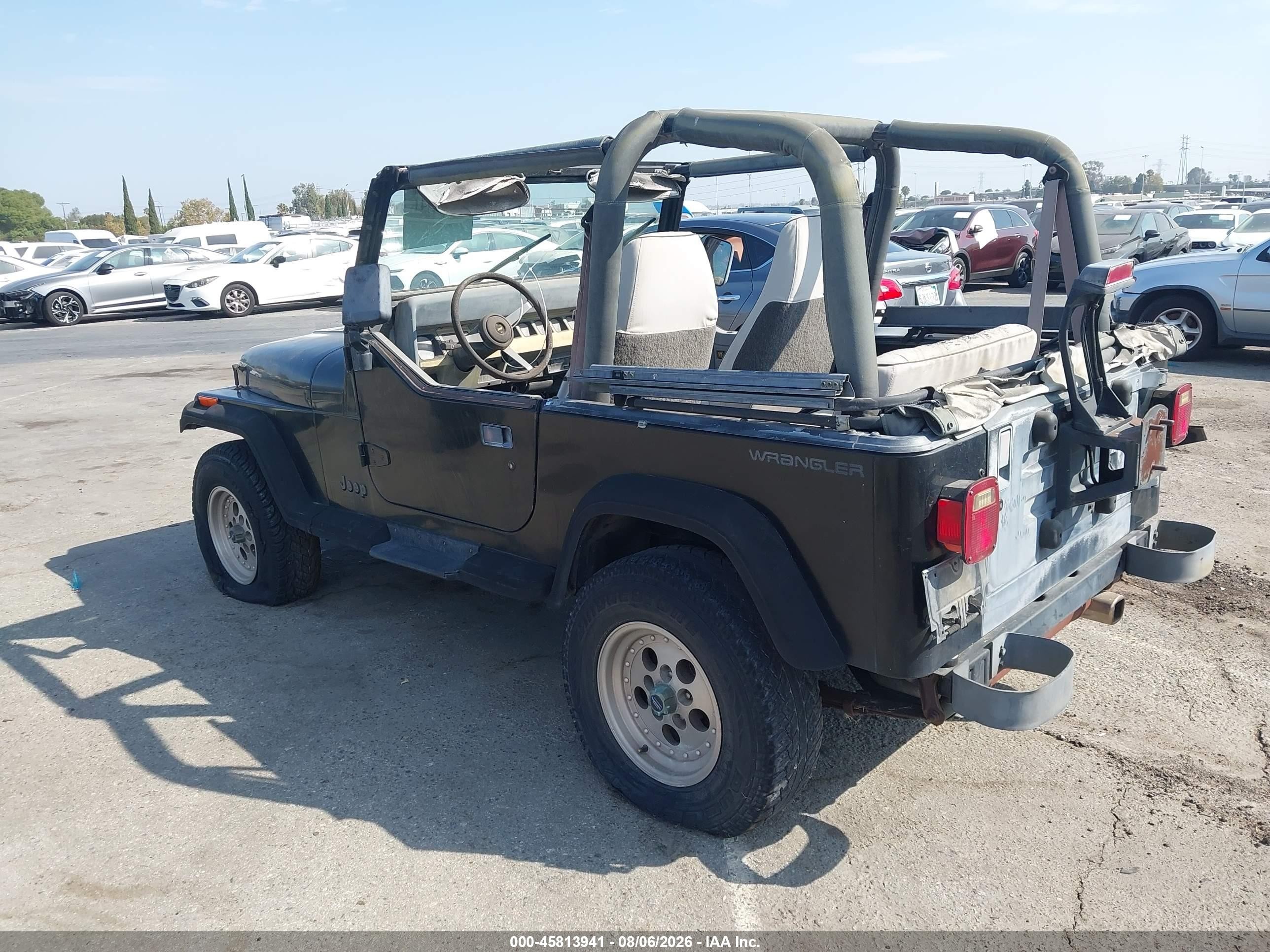 1994 Jeep Wrangler / Yj Se Black vin: 1J4FY29S2RP425673