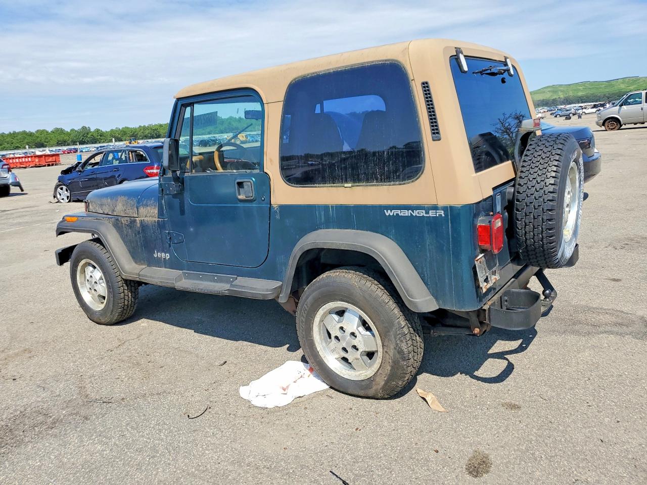 1995 Jeep Wrangler / Yj Se Green vin: 1J4FY29S2SP239217