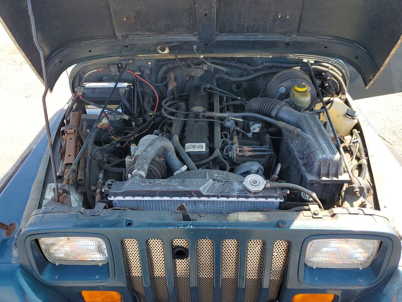1995 Jeep Wrangler / Yj Se Green vin: 1J4FY29S2SP239217