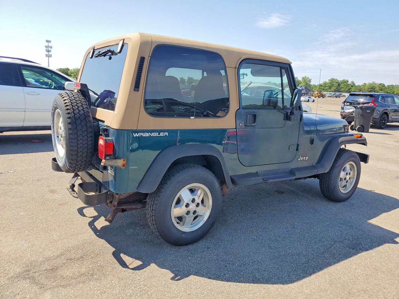 1995 Jeep Wrangler / Yj Se Green vin: 1J4FY29S2SP239217