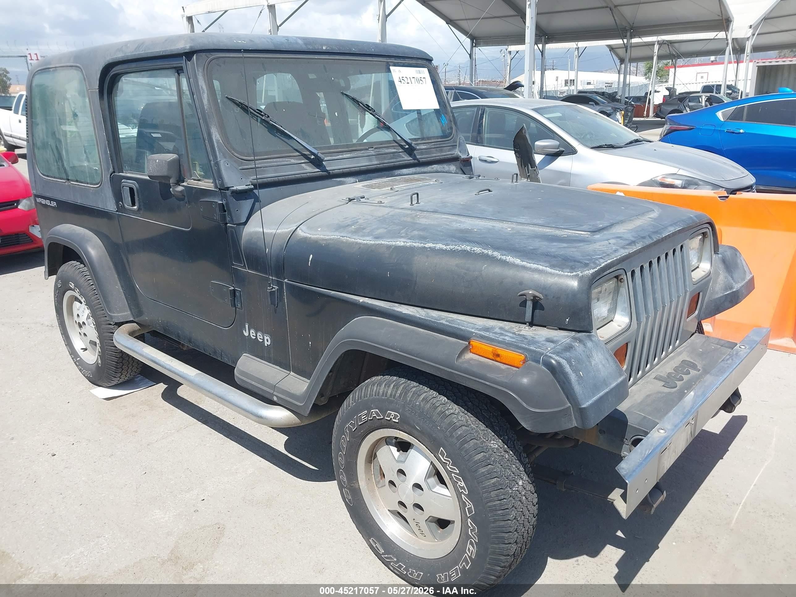 1993 Jeep Wrangler / Yj   Black vin: 1J4FY29S5PP234519