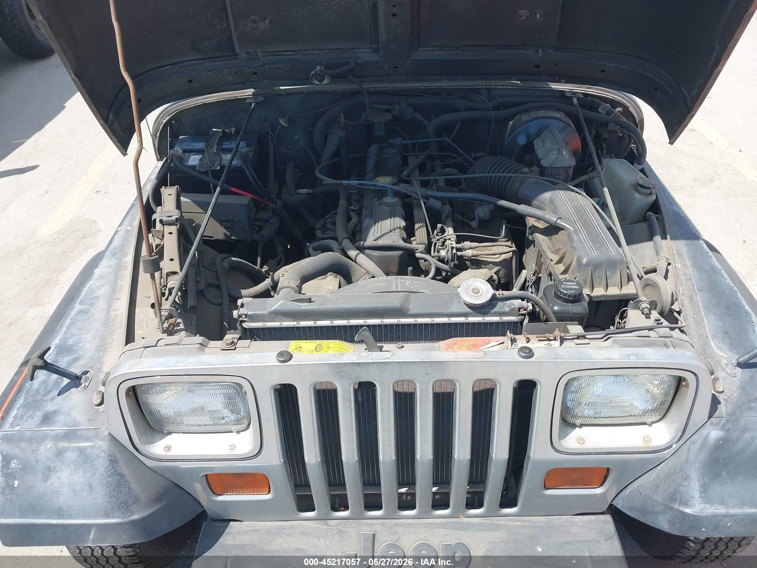 1993 Jeep Wrangler / Yj   Black vin: 1J4FY29S5PP234519