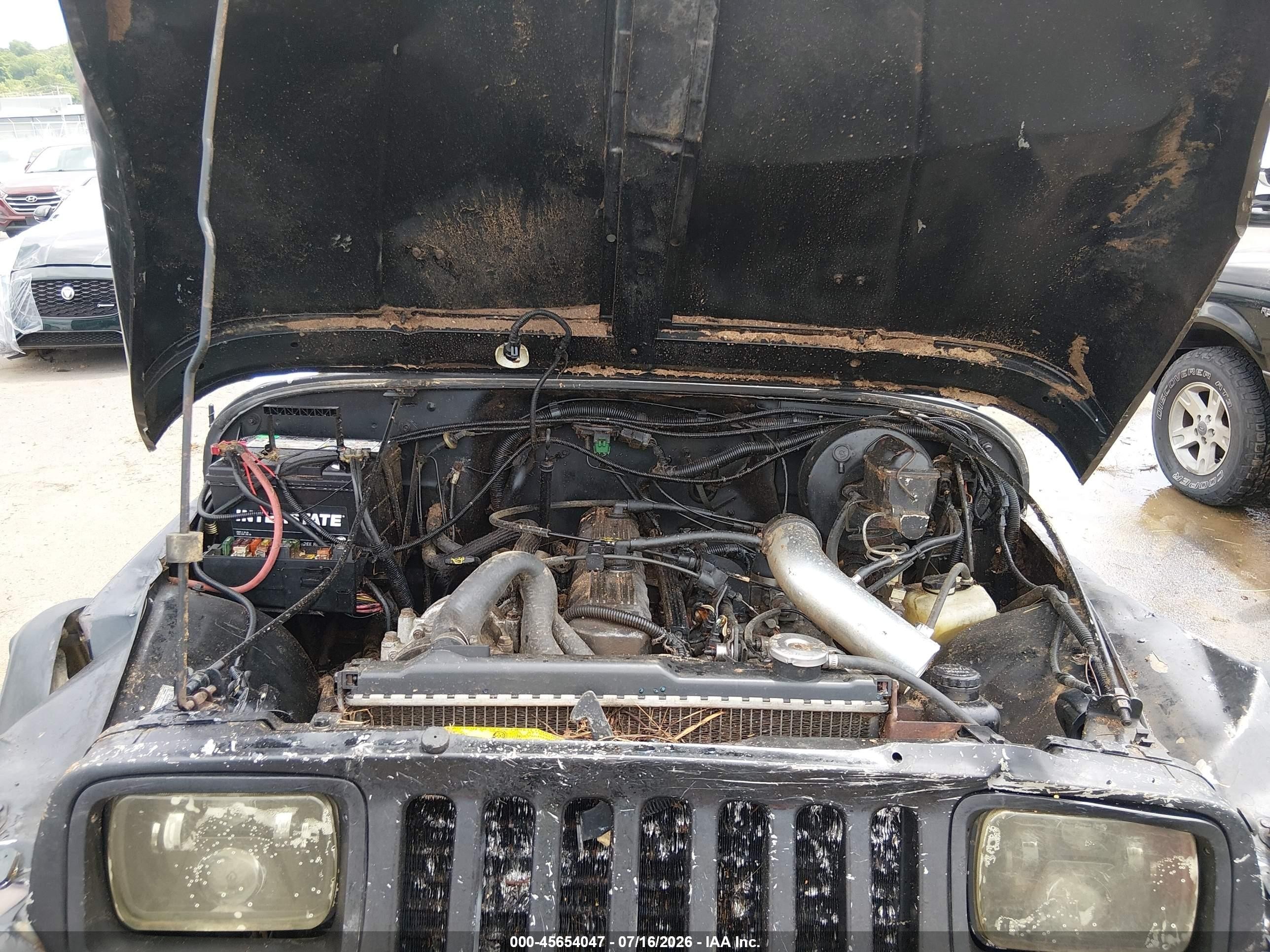 1993 Jeep Wrangler / Yj   Black vin: 1J4FY29S6PP206700