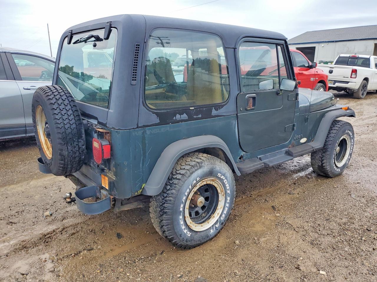 1993 Jeep Wrangler / Yj Green vin: 1J4FY29S7PP259809