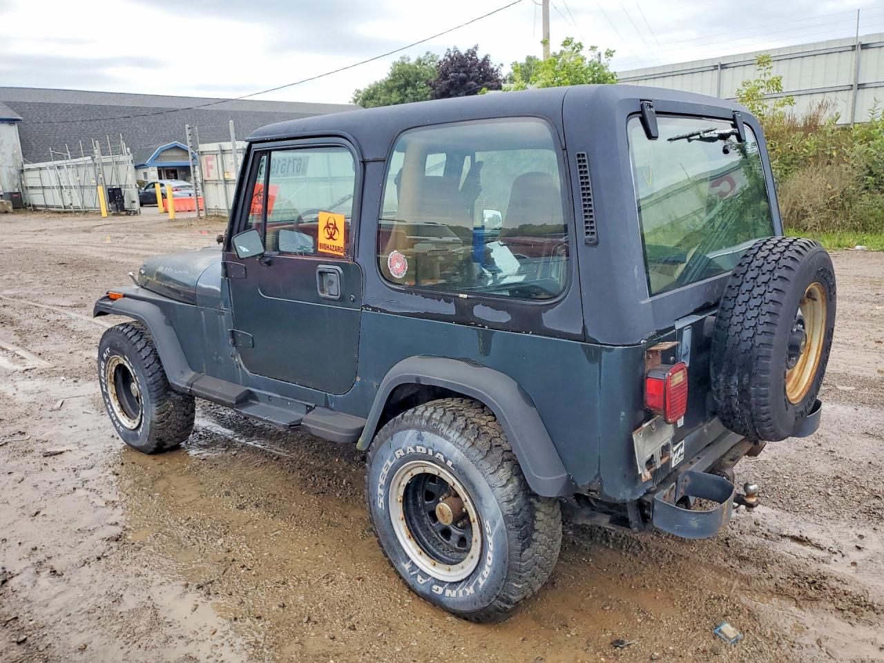 1993 Jeep Wrangler / Yj Green vin: 1J4FY29S7PP259809