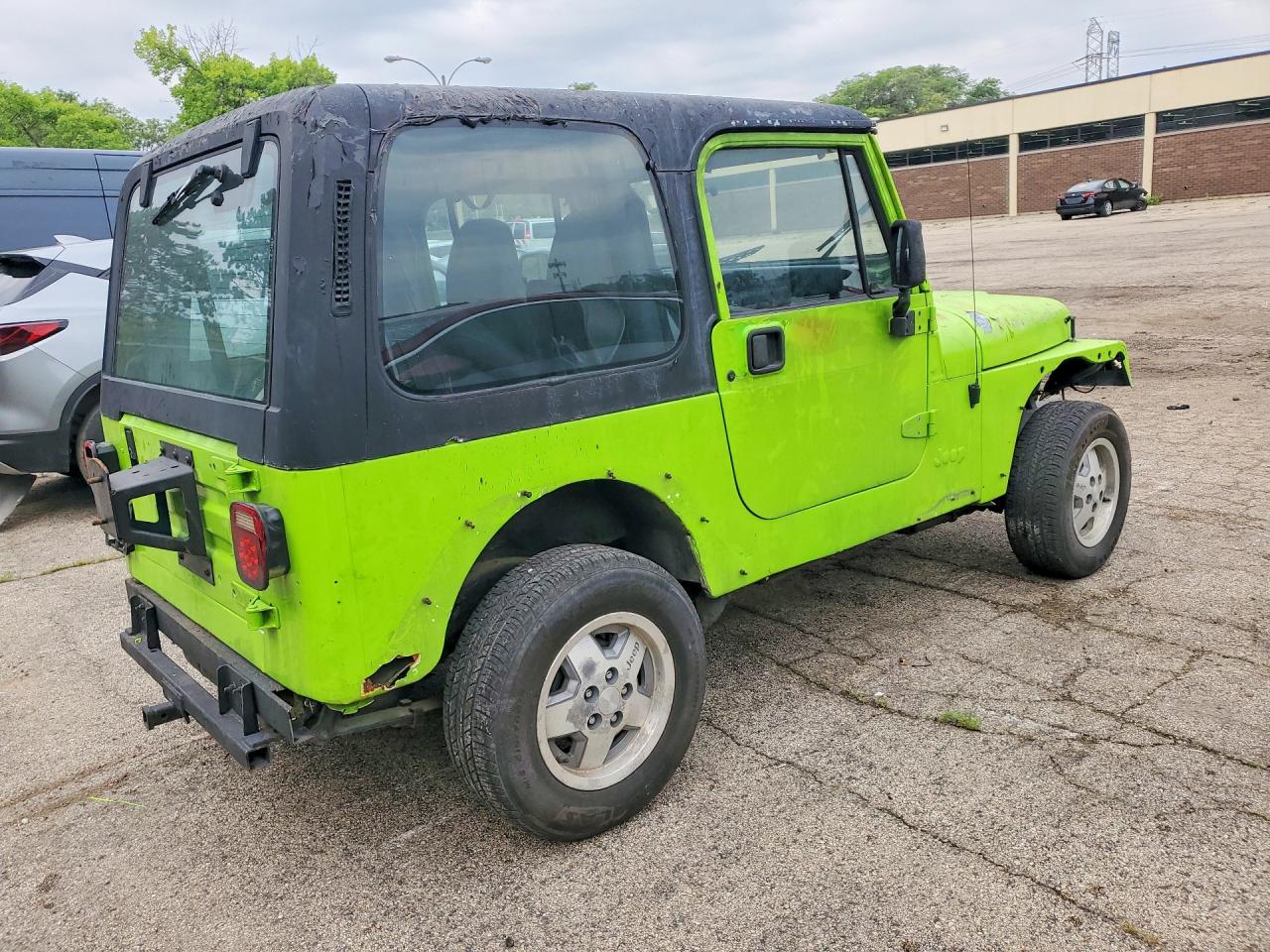 1995 Jeep Wrangler / Yj Se Green vin: 1J4FY29S7SP226771