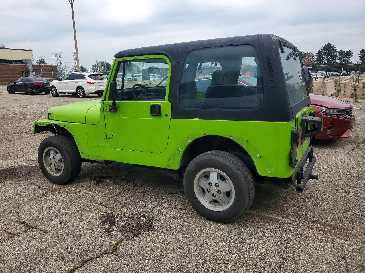 1995 Jeep Wrangler / Yj Se Green vin: 1J4FY29S7SP226771