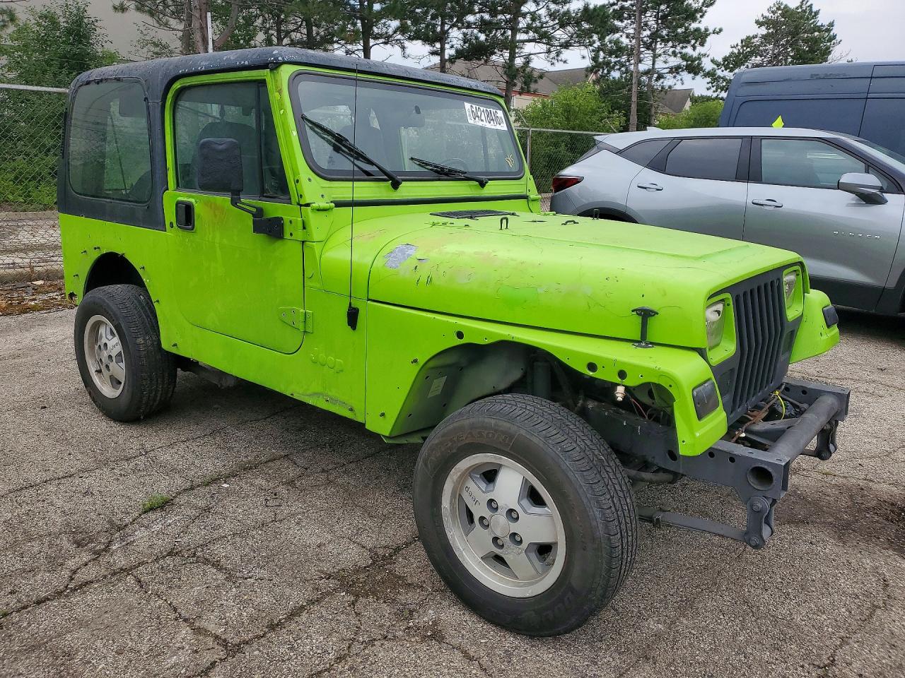 1995 Jeep Wrangler / Yj Se Green vin: 1J4FY29S7SP226771