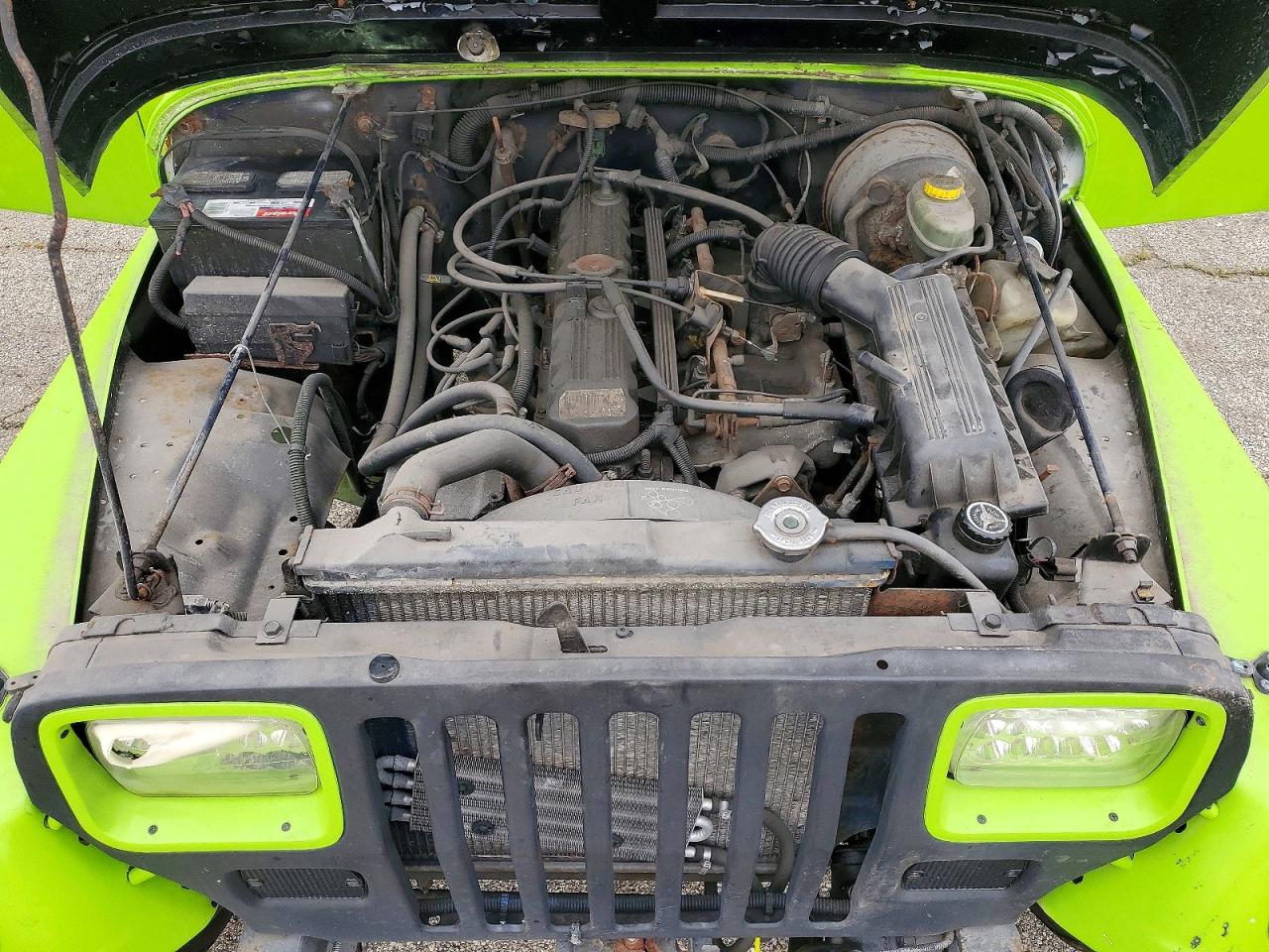 1995 Jeep Wrangler / Yj Se Green vin: 1J4FY29S7SP226771