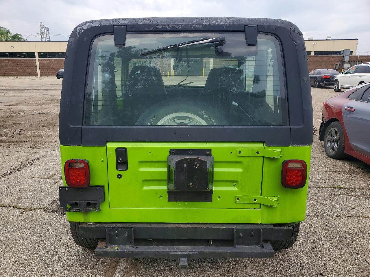 1995 Jeep Wrangler / Yj Se Green vin: 1J4FY29S7SP226771
