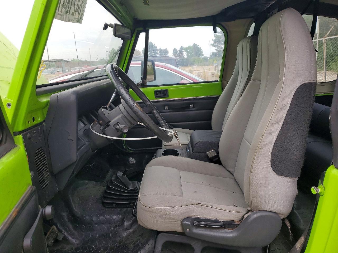 1995 Jeep Wrangler / Yj Se Green vin: 1J4FY29S7SP226771