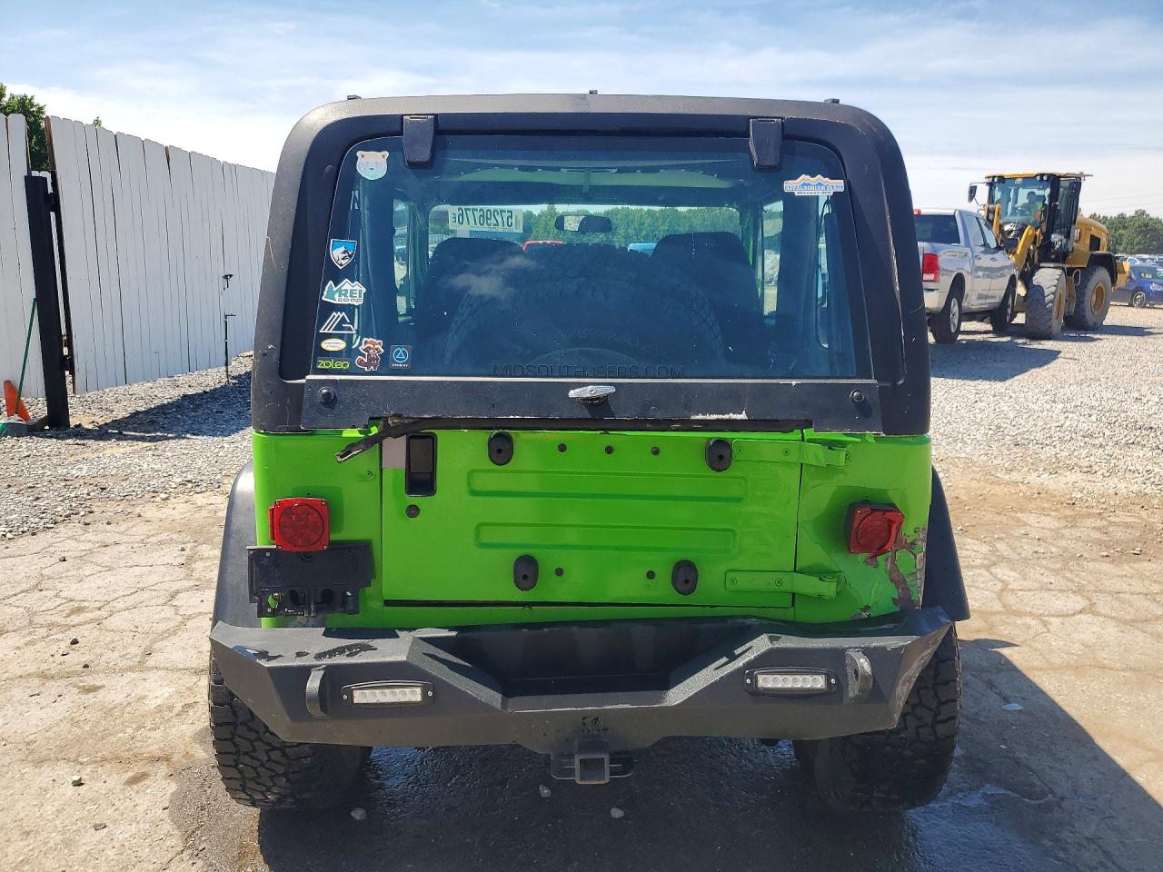1994 Jeep Wrangler / Yj Se Green vin: 1J4FY29S8RP446950