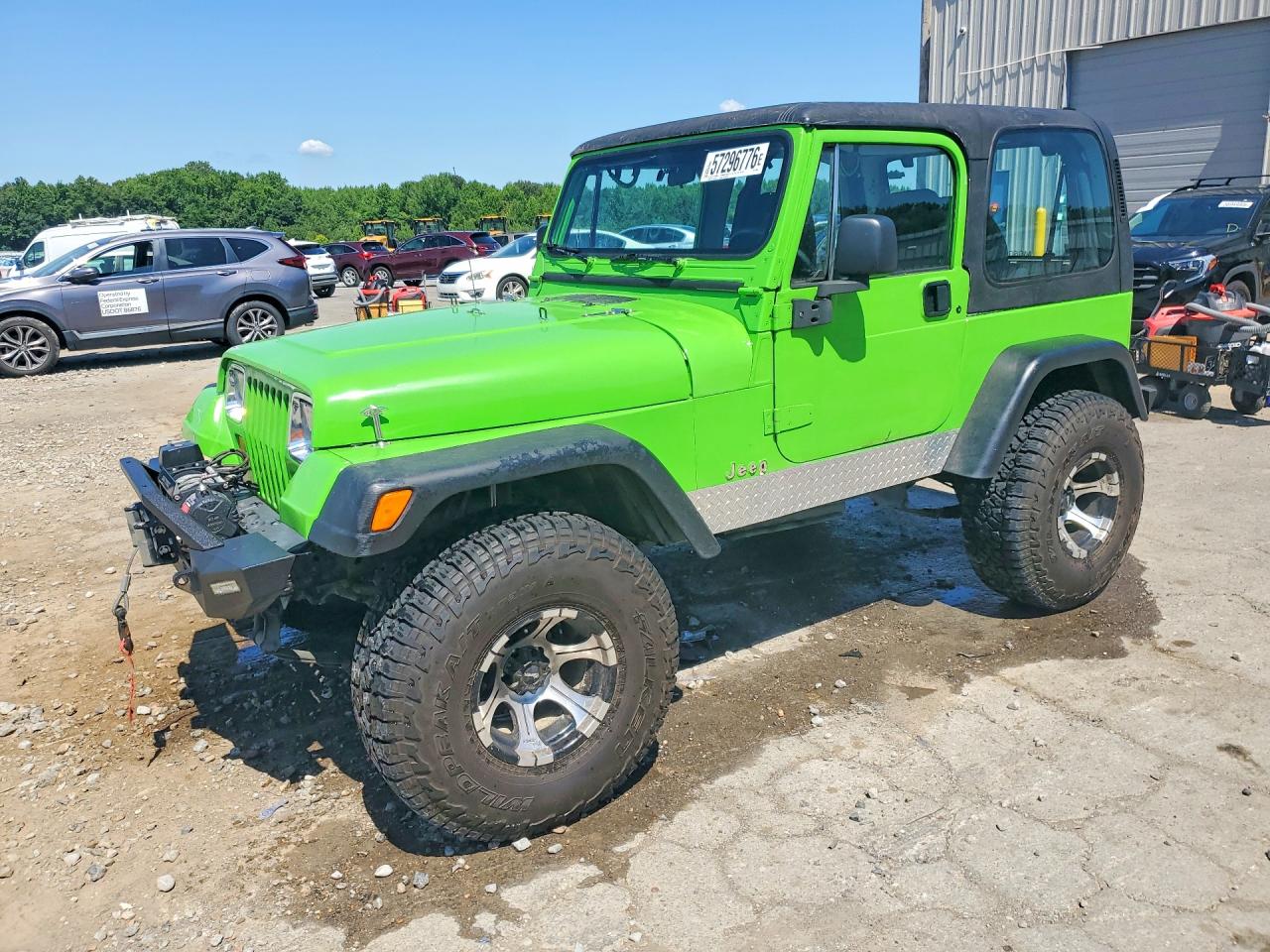 1994 Jeep Wrangler / Yj Se Green vin: 1J4FY29S8RP446950