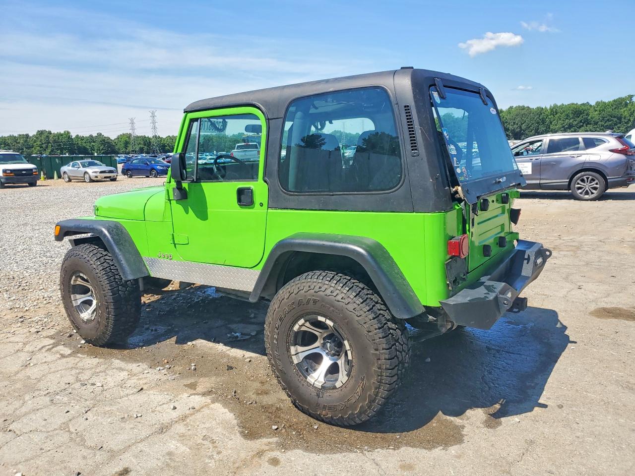 1994 Jeep Wrangler / Yj Se Green vin: 1J4FY29S8RP446950