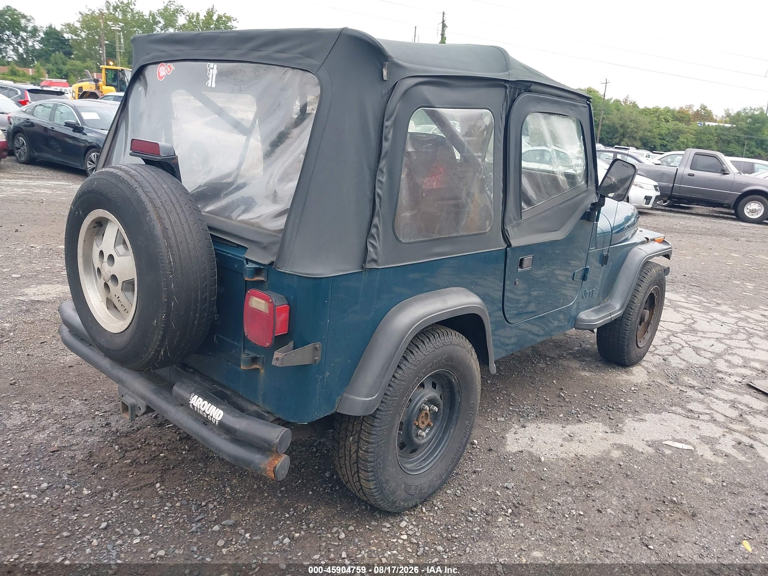 1995 Jeep Wrangler / Yj Se Зеленый vin: 1J4FY29S9SP200480