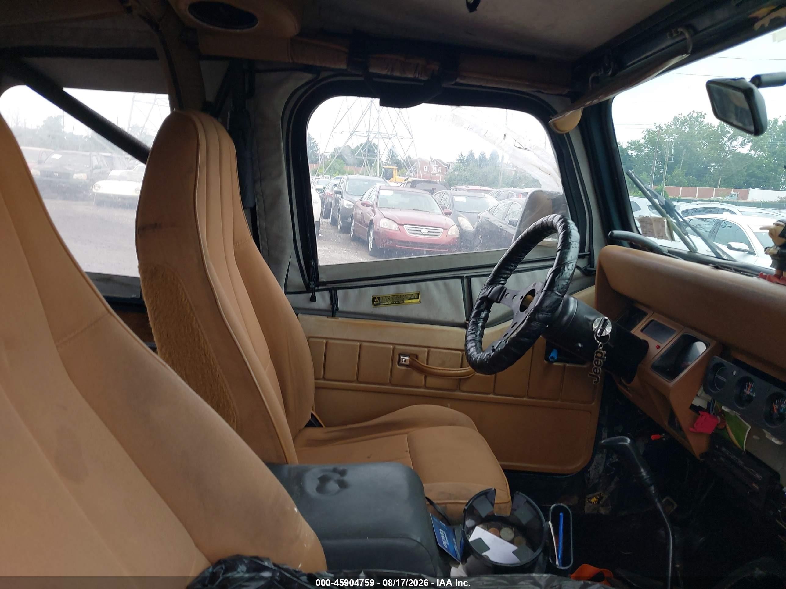 1995 Jeep Wrangler / Yj Se Зеленый vin: 1J4FY29S9SP200480