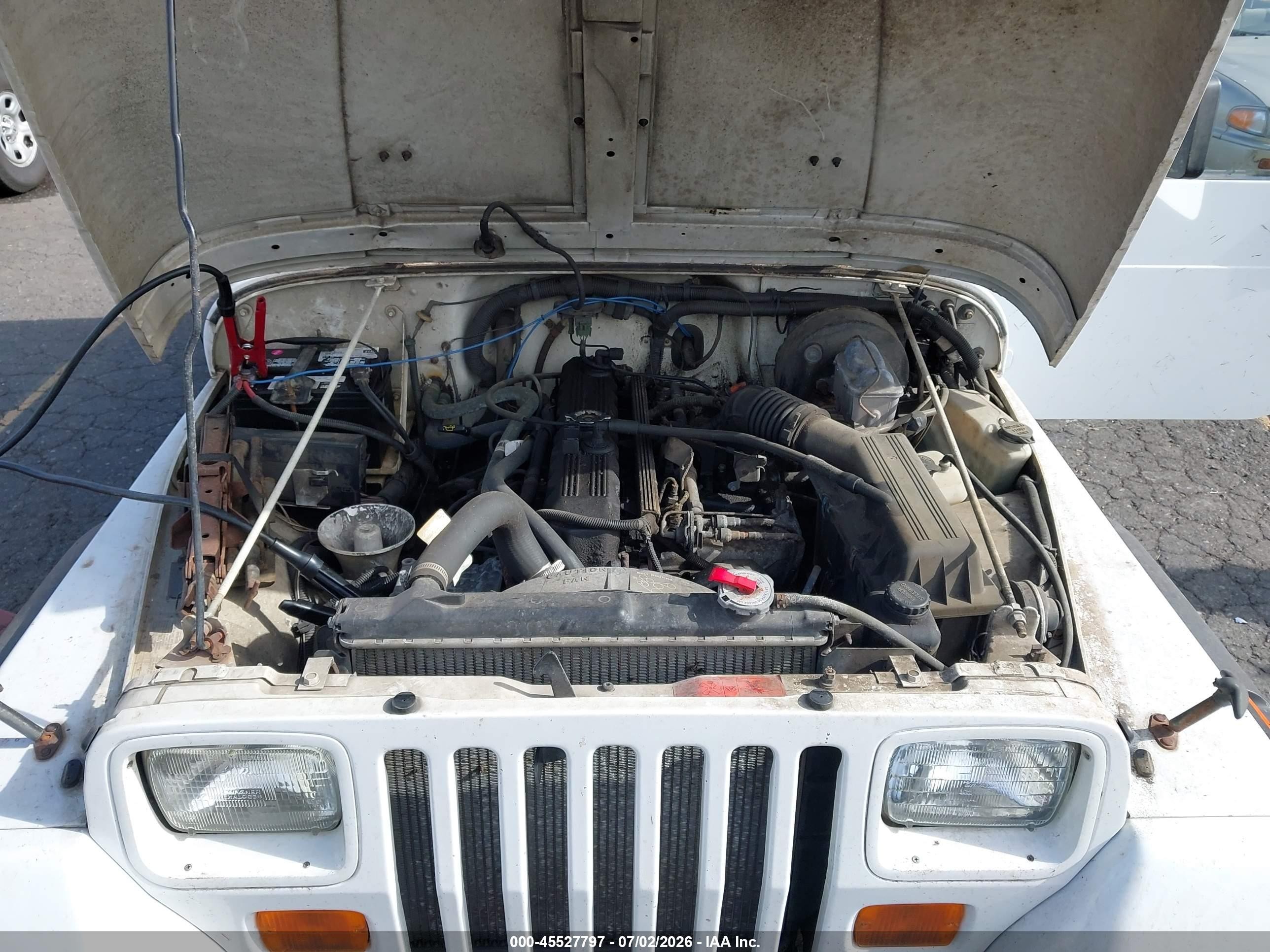 1994 Jeep Wrangler / Yj Se White vin: 1J4FY29SXRP467511