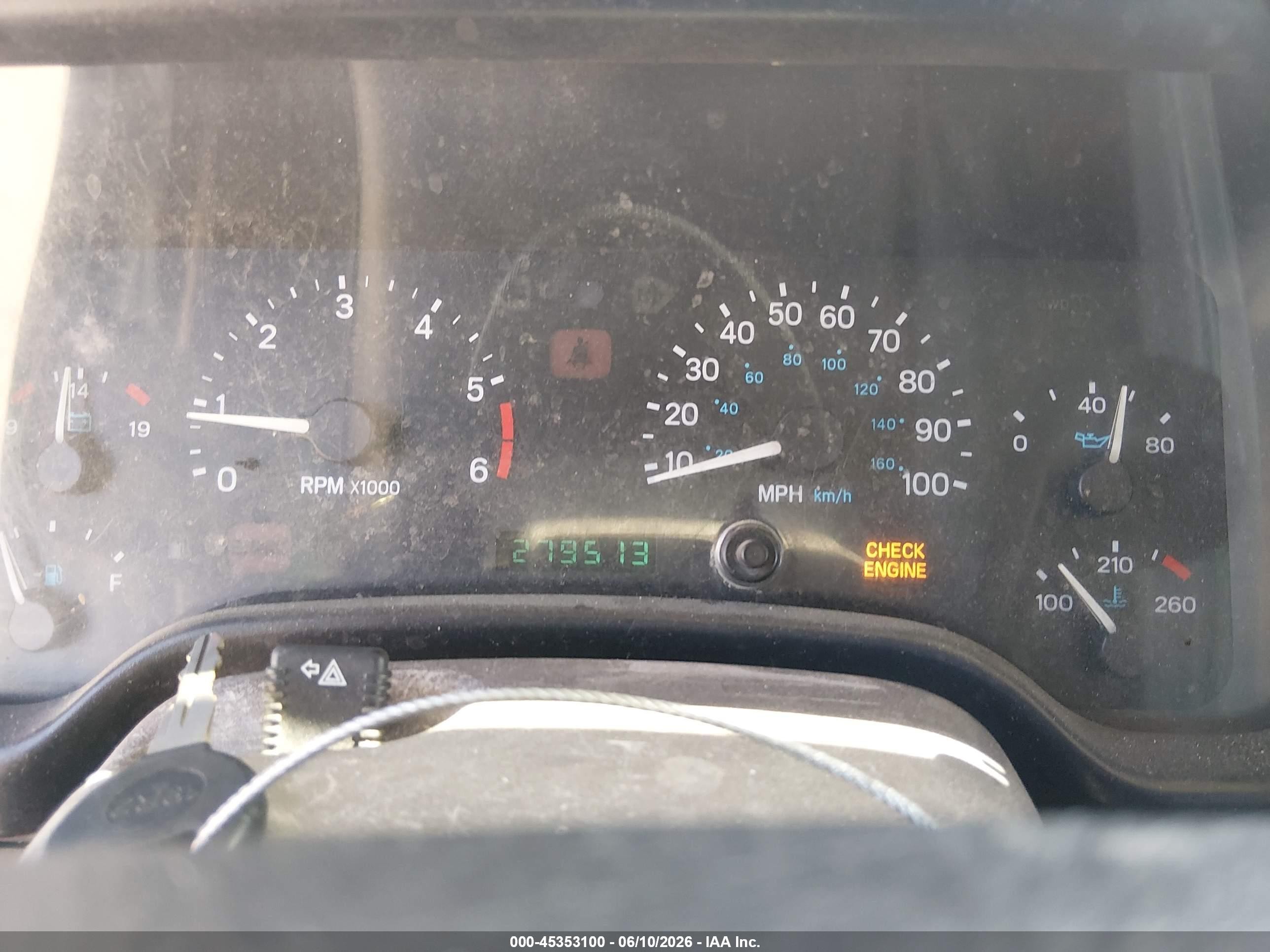 1997 Jeep Wrangler Sahara Gray vin: 1J4FY49S0VP522392