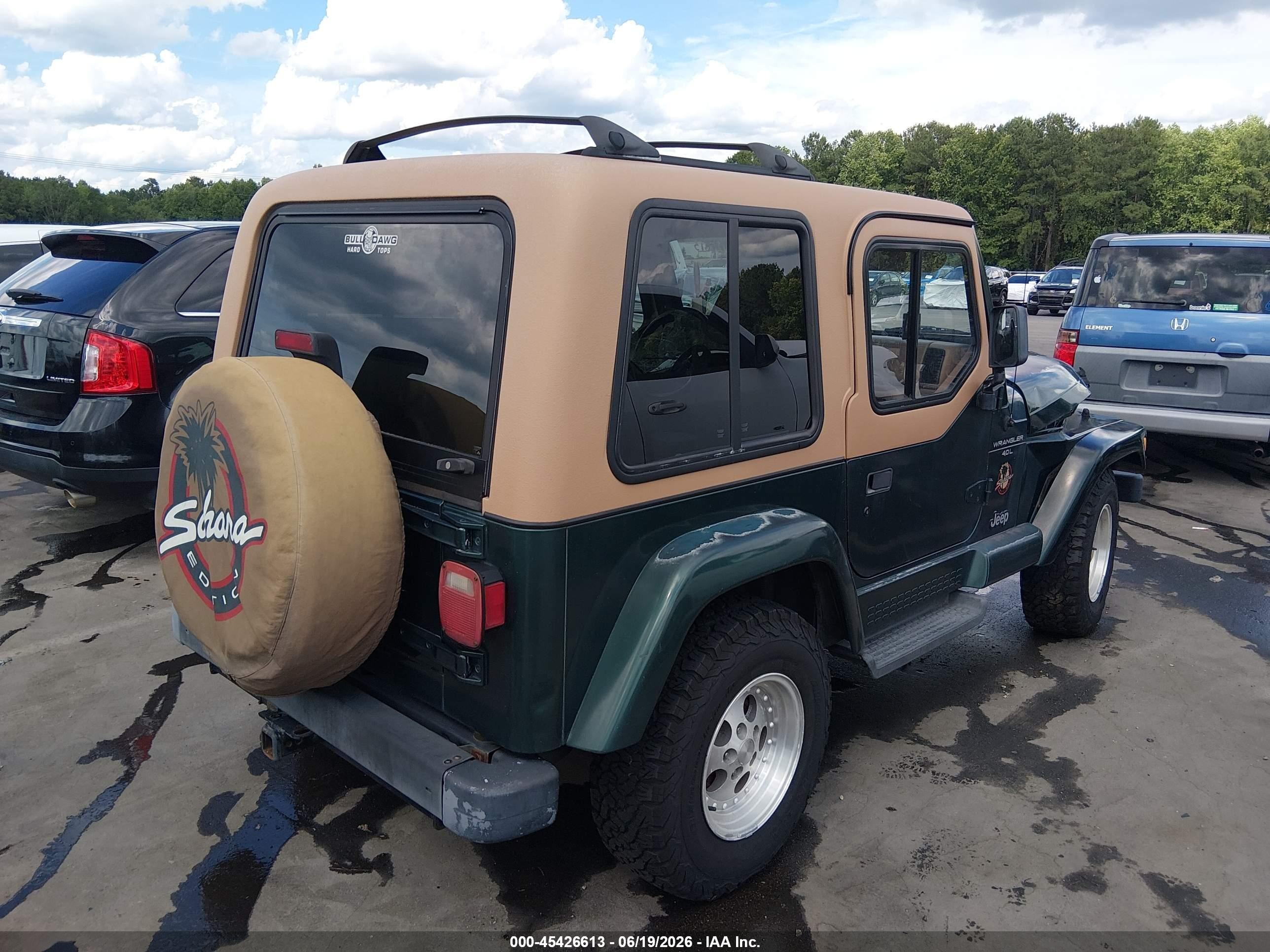 1999 Jeep Wrangler Sahara Black vin: 1J4FY49S1XP435782